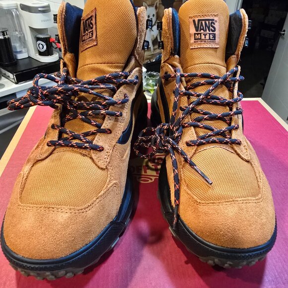 Vans MTE Crestline Waterproof Glazed Ginger Mens Size 11 Boots HIKING SHOE NEW - Picture 5 of 9